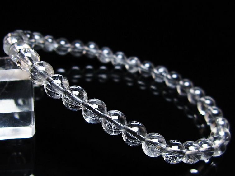 放射プラチナルチルブレスレット 6mm [t205-4558] 1枚目