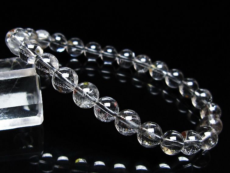 放射プラチナルチルブレスレット 7mm [t205-4576] 1枚目