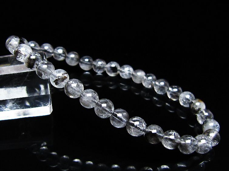 放射プラチナルチルブレスレット 6mm [t205-4592] 1枚目