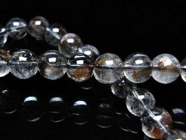 放射プラチナルチルブレスレット 7mm [t205-4609] 2枚目