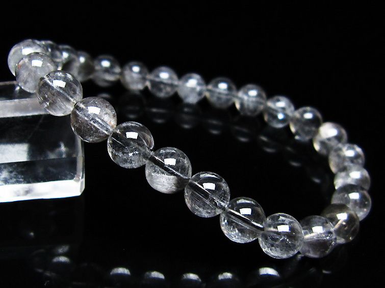 放射プラチナルチルブレスレット 7mm [t205-4612] 1枚目