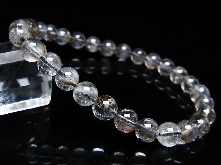 放射プラチナルチルブレスレット 7mm [t205-4613] 1枚目