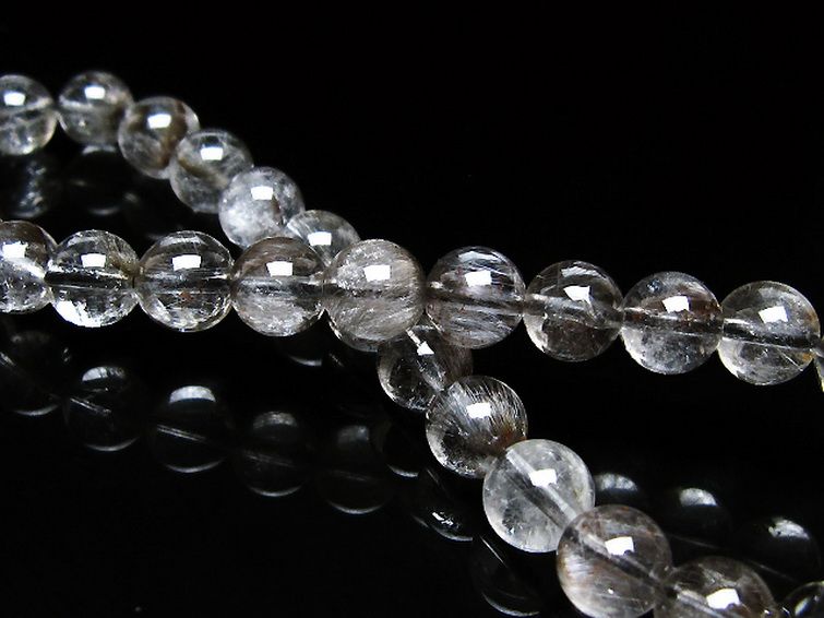 放射プラチナルチルブレスレット 7mm [t205-4613] 2枚目