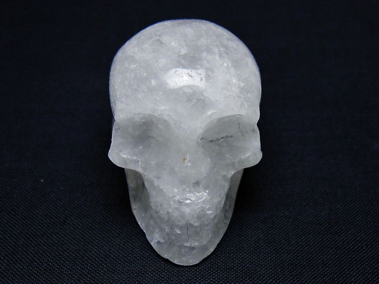 ヒマラヤ水晶ドクロ[T215-3885] 1枚目