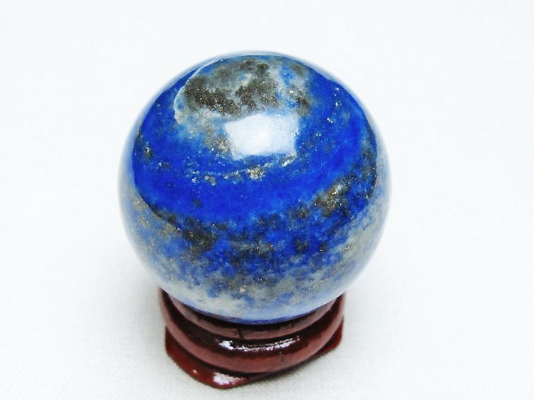 ラピスラズリ丸玉 32mm [t218-3307] 3枚目