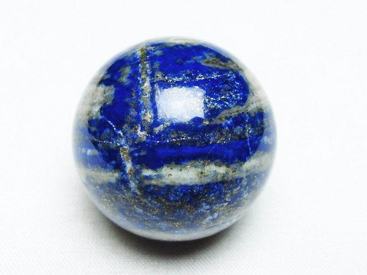 ラピスラズリ丸玉 33mm [t218-3316] 1枚目