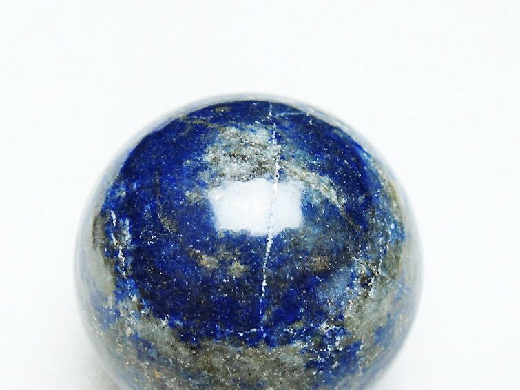 ラピスラズリ丸玉 34mm [t218-3324] 2枚目