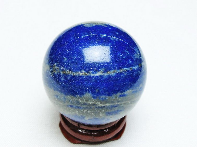 ラピスラズリ丸玉 34mm [t218-3335] 3枚目