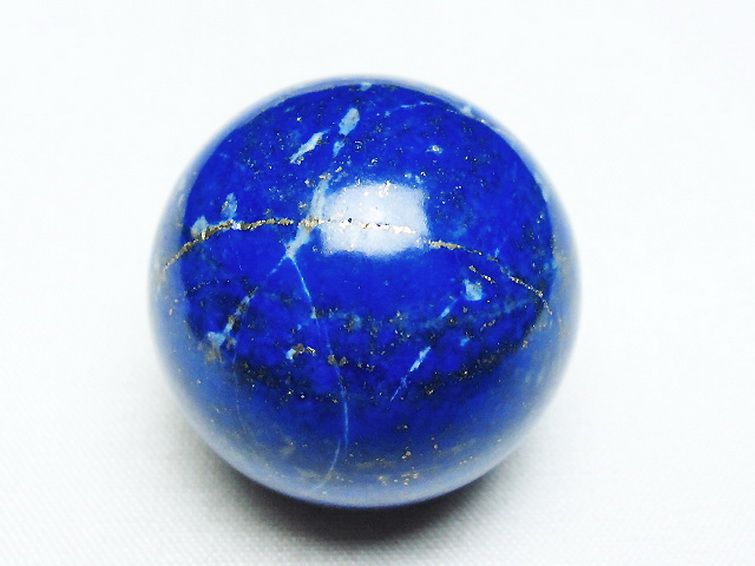 ラピスラズリ丸玉 32mm [t218-3357] 1枚目