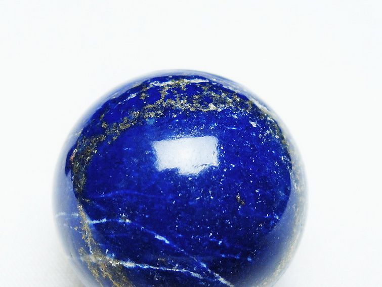 ラピスラズリ丸玉 33mm [t218-3378] 2枚目
