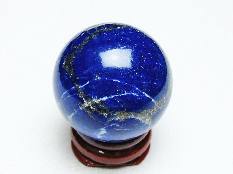 ラピスラズリ丸玉 33mm [t218-3378] 3枚目