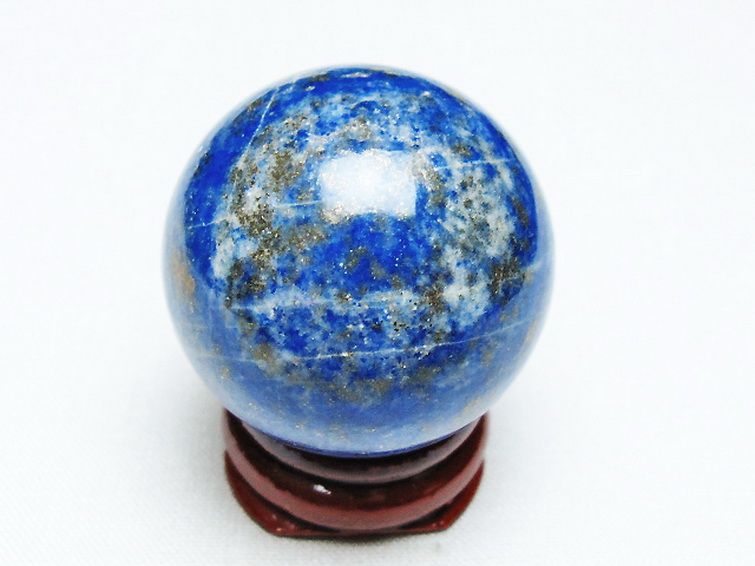 ラピスラズリ丸玉 33mm [T218-3382] 3枚目