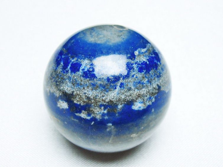 ラピスラズリ丸玉 36mm [t218-3443] 1枚目