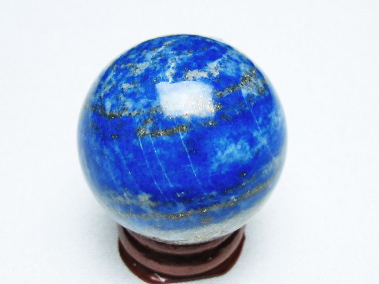 ラピスラズリ丸玉 35mm [t218-3447] 3枚目