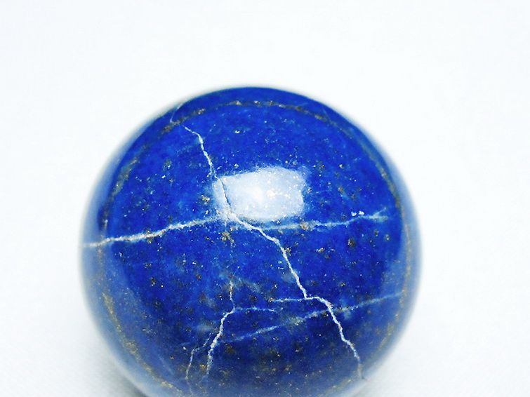 ラピスラズリ丸玉 34mm [t218-3459] 2枚目