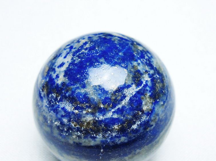 ラピスラズリ丸玉 33mm [t218-3465] 2枚目