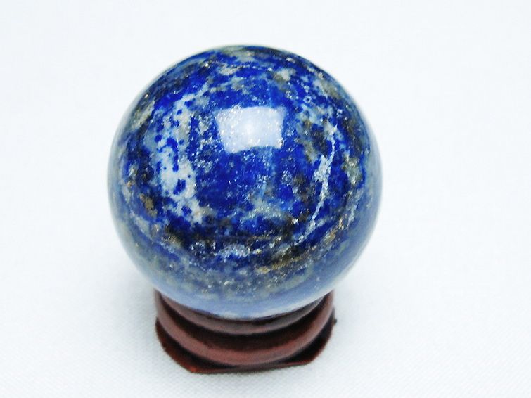 ラピスラズリ丸玉 33mm [t218-3465] 3枚目