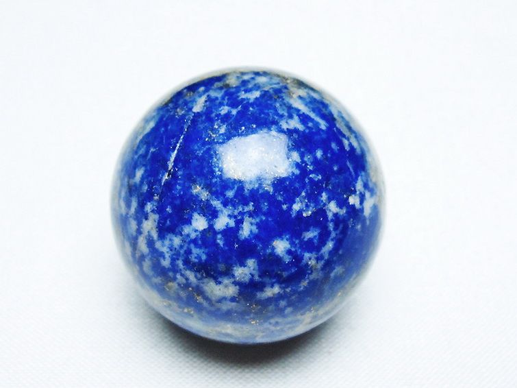ラピスラズリ丸玉 33mm [t218-3476] 1枚目