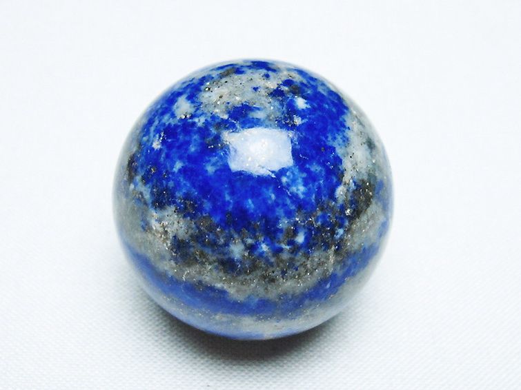 ラピスラズリ丸玉 32mm [t218-3516] 1枚目
