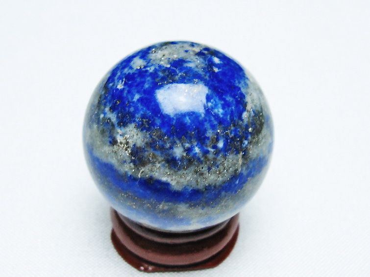 ラピスラズリ丸玉 32mm [t218-3516] 3枚目