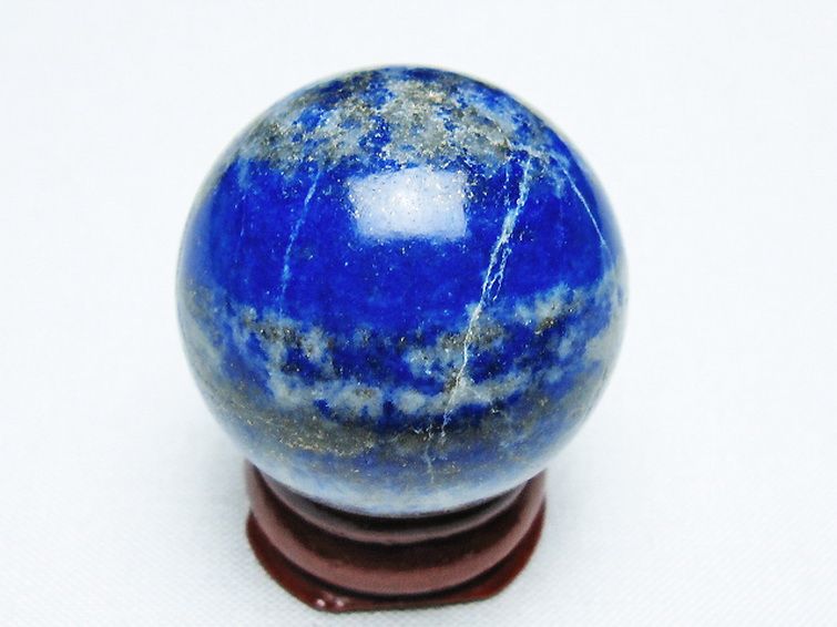 ラピスラズリ丸玉 32mm [t218-3518] 3枚目