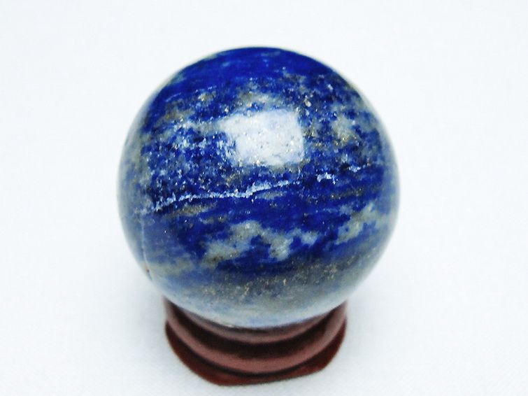 ラピスラズリ丸玉 33mm [t218-3536] 3枚目