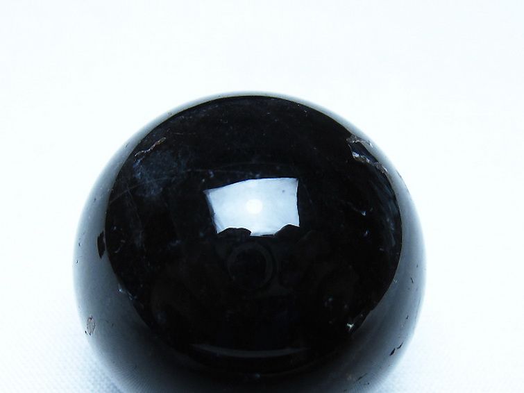モリオン 純天然 黒水晶 丸玉 34mm [t220-10114] 2枚目