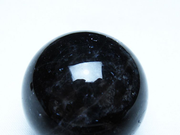 モリオン 純天然 黒水晶 丸玉 34mm [t220-10115] 2枚目