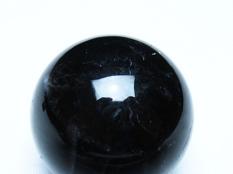 モリオン 純天然 黒水晶 丸玉 36mm [t220-10144] 2枚目