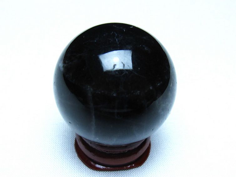 モリオン 純天然 黒水晶 丸玉 36mm [t220-10144] 3枚目
