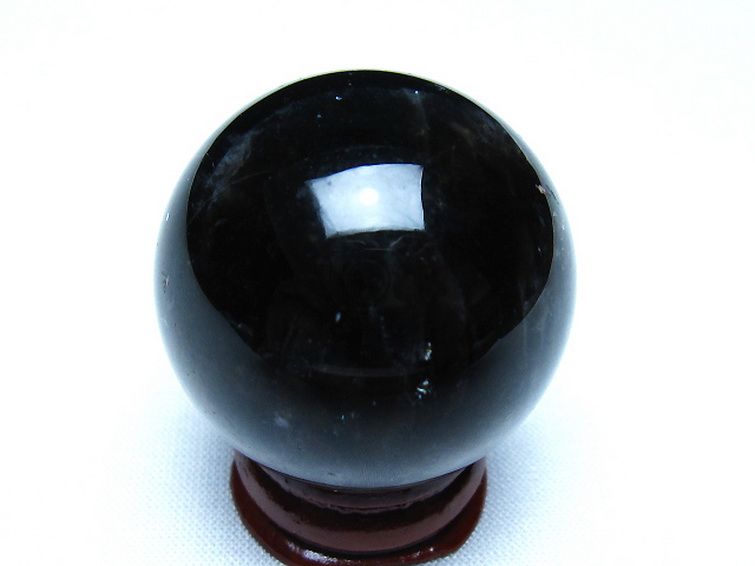 モリオン 純天然 黒水晶 丸玉 36mm [t220-10145] 3枚目