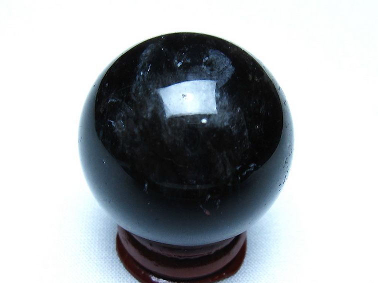 モリオン 純天然 黒水晶 丸玉 36mm [t220-10147] 3枚目