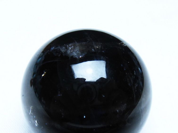 モリオン 純天然 黒水晶 丸玉 36mm [t220-10153] 2枚目