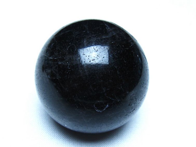 モリオン 純天然 黒水晶 丸玉 41mm [t220-10158] 1枚目