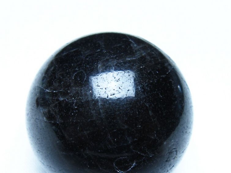 モリオン 純天然 黒水晶 丸玉 41mm [t220-10158] 2枚目