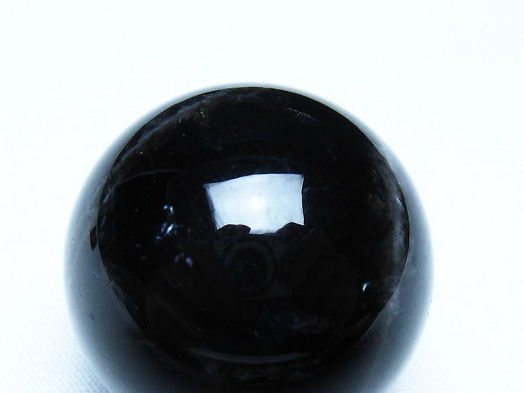 モリオン 純天然 黒水晶 丸玉 36mm [t220-10165] 2枚目