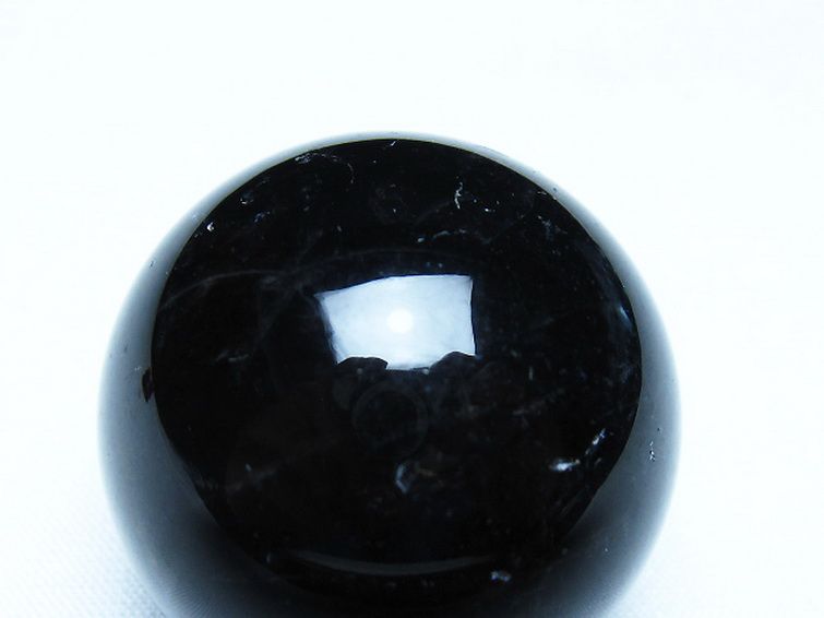 モリオン 純天然 黒水晶 丸玉 36mm [t220-10172] 2枚目