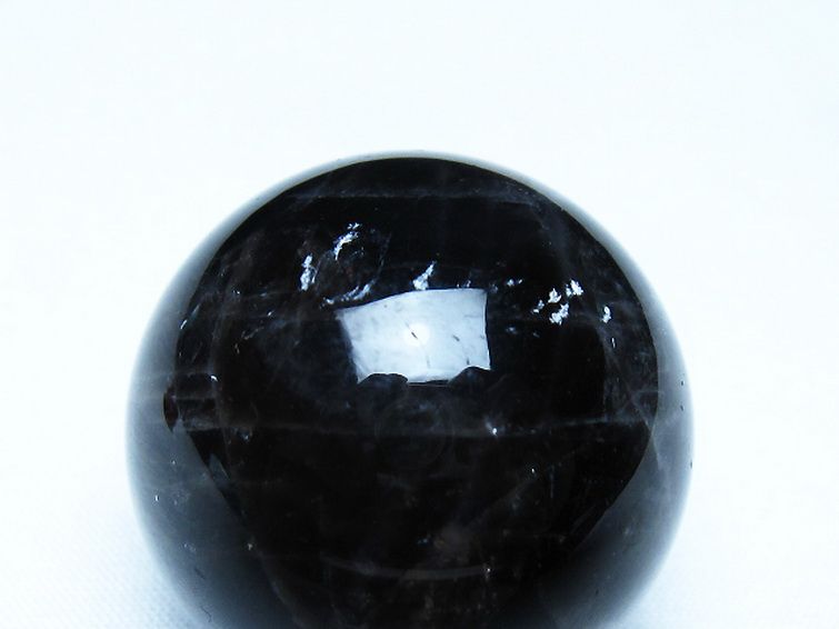モリオン 純天然 黒水晶 丸玉 36mm [t220-10178] 2枚目