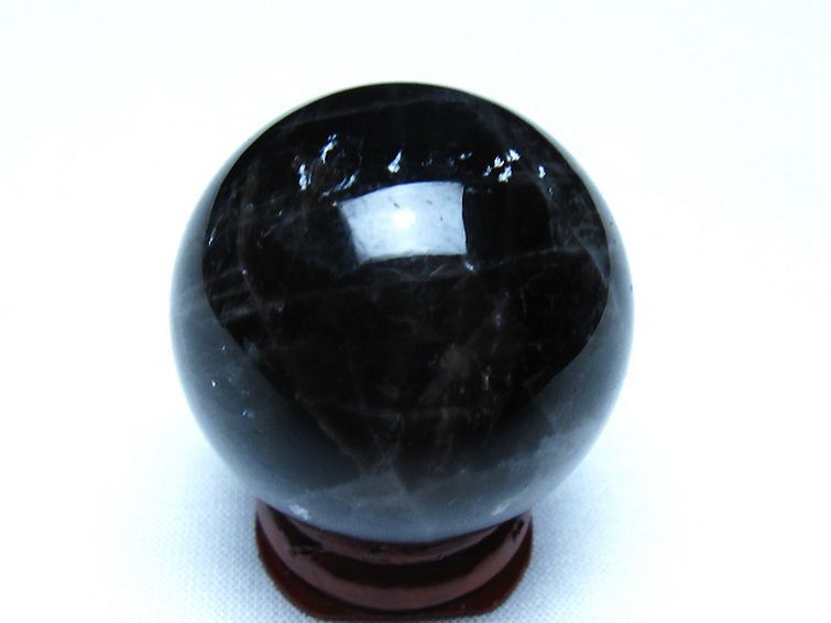 モリオン 純天然 黒水晶 丸玉 36mm [t220-10178] 3枚目