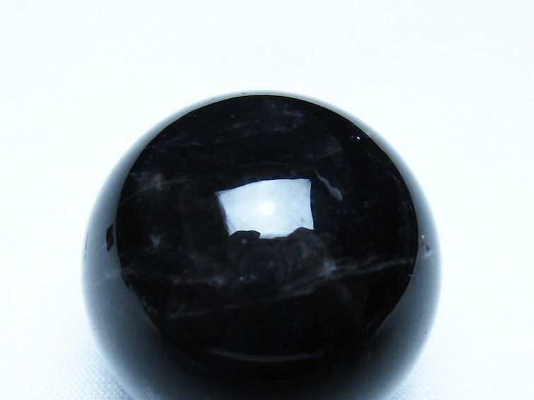 モリオン 純天然 黒水晶 丸玉 35mm [t220-10183] 2枚目