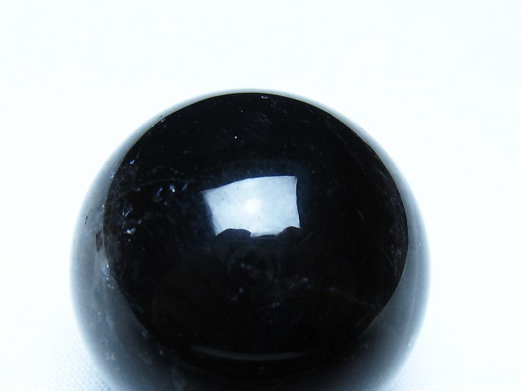 モリオン 純天然 黒水晶 丸玉 35mm [t220-10187] 2枚目