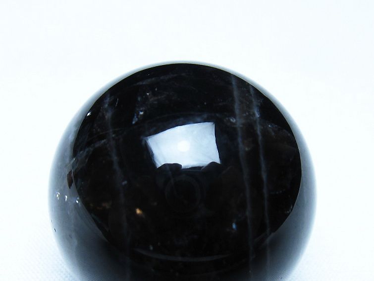モリオン 純天然 黒水晶 丸玉 35mm [t220-10194] 2枚目