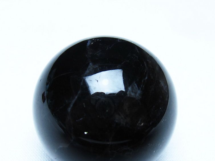 モリオン 純天然 黒水晶 丸玉 35mm [t220-10196] 2枚目