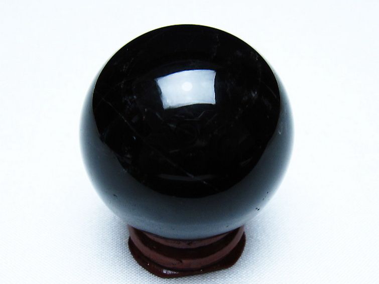 ✨漆黒ハイパワー☆モリオン✨スターモリオン 黒水晶 丸玉 天然石 パワーストーン スターモリオン ( 黒水晶 ) 直径47mm 丸玉