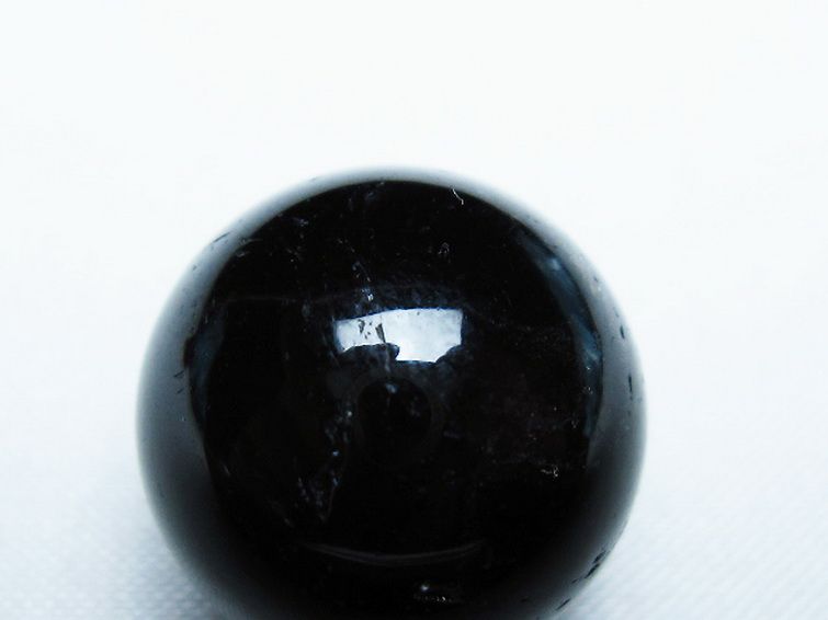 モリオン 純天然 黒水晶 丸玉 20mm [T220-9325] 2枚目