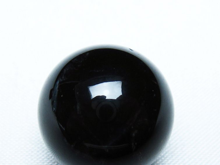 モリオン 純天然 黒水晶 丸玉 20mm [T220-9349] 2枚目