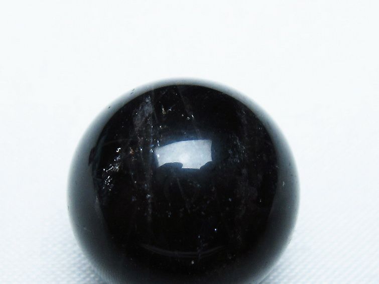 モリオン 純天然 黒水晶 丸玉 20mm [T220-9360] 2枚目