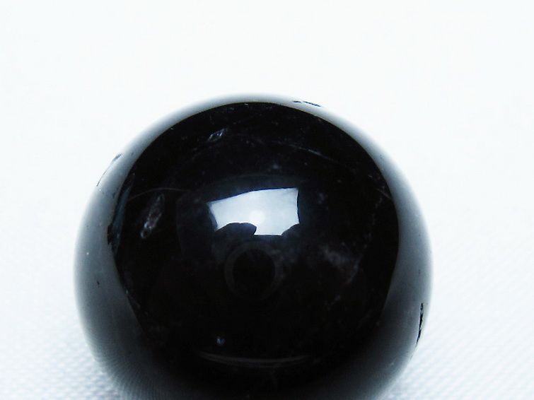 モリオン 純天然 黒水晶 丸玉 20mm [T220-9356] 2枚目