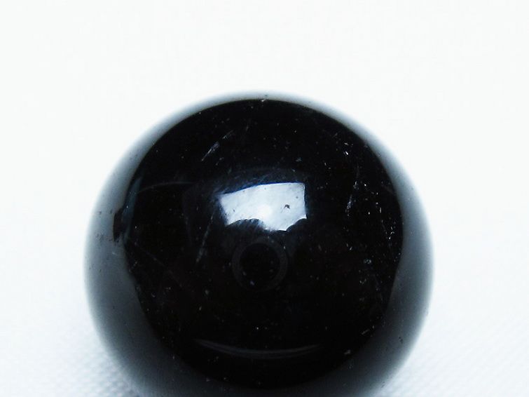 モリオン 純天然 黒水晶 丸玉 20mm [T220-9357] 2枚目