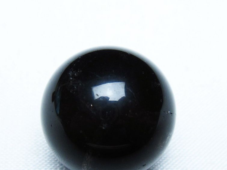 モリオン 純天然 黒水晶 丸玉 20mm [T220-9362] 2枚目